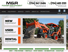 Tablet Screenshot of mrpowerequipment.com